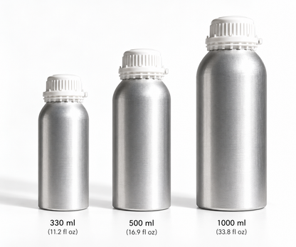 Aluminum Bottles - Epoxy Coated Tamper Proof with Sealing Plug