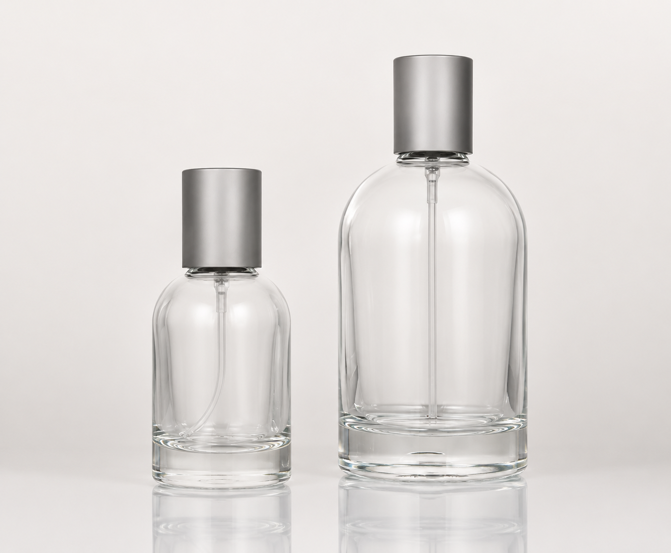 Perfume Spray Bottle - Matte Silver - 72 pieces