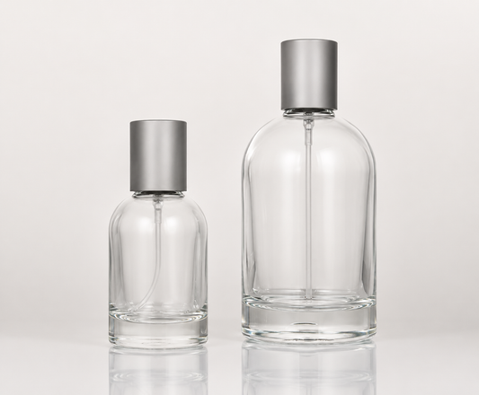 Perfume Spray Bottle - Matte Silver - 72 pieces